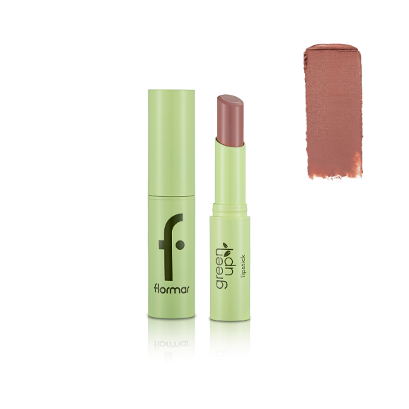 Flormar Green Up Lipstick-001 Nude Beauty 3g