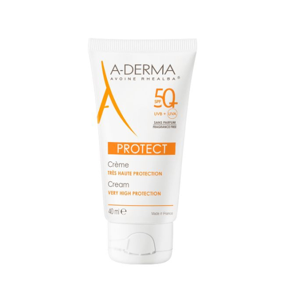 A-Derma Protect Creme Sem Perfume SPF50+ 40ml