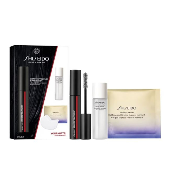 Shiseido Coffret Ginza Tokyo ControlledChaos MascaraInk Preto 11,5 ml 3Pcs