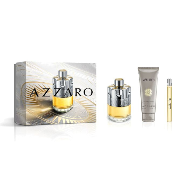 Azzaro Wanted Coffret Eau de Toilette 100ml 3Pcs