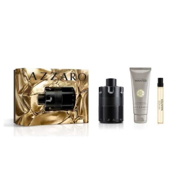 Azzaro The Most Wanted Coffret Eau de Parfum Intense 100ml 3Pcs