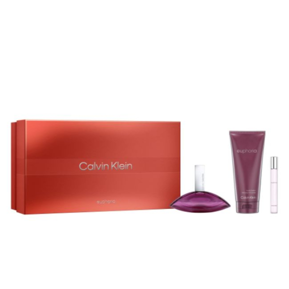 Calvin Klein Euphoria Coffret Eau de Parfum 100ml 3Pcs