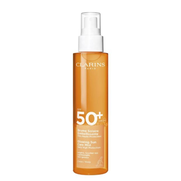 Clarins Brume Solaire Embellissante Tres Haute Protection Corps SPF50+ 150ml