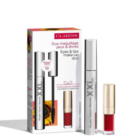 Clarins Coffret Duo Maquilhagem Olhos e Lábios 3Pcs