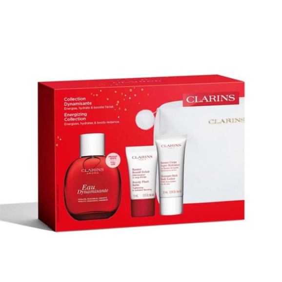 Clarins Coffret Rotina de Corpo Revitalizante Eau Dynamisante 200ml 4Pcs