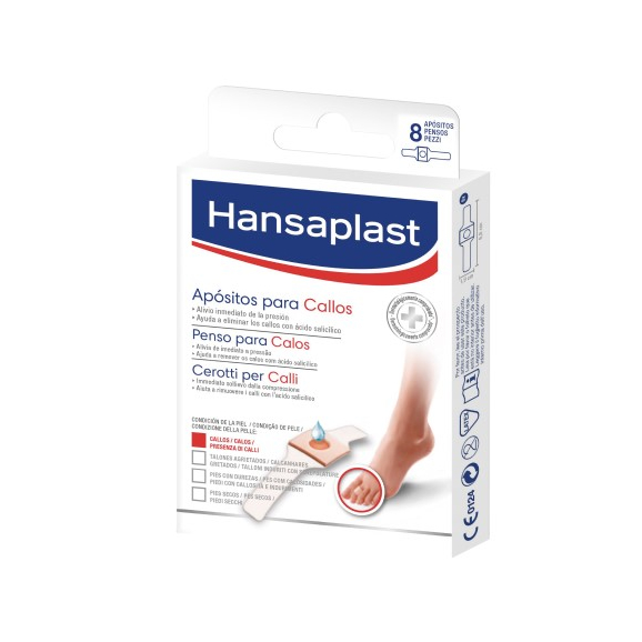 Hansaplast Pensos para Calos com Ácido Salicílico 8un.