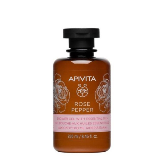 Apivita Rose Pepper Gel de Duche com Óleos Essenciais 250ml
