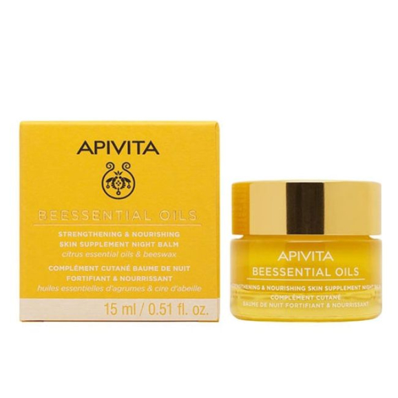 Apivita Beessential Oils Bálsamo de Noite Hidratante Rosto 15ml