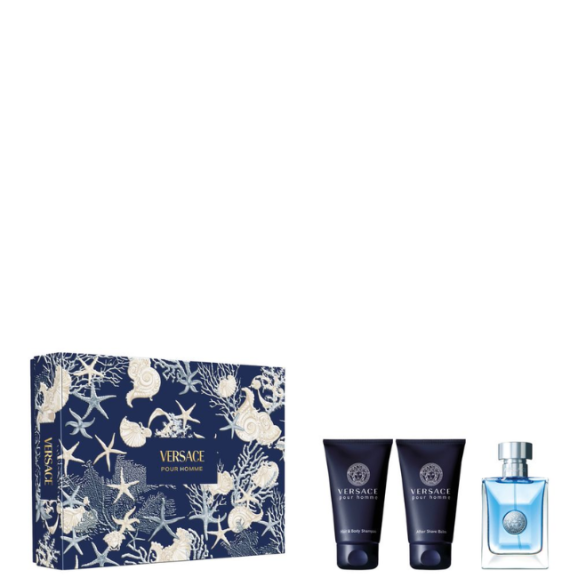 Versace Pour Homme Coffret Eau de Toilette 50ml 3Pcs