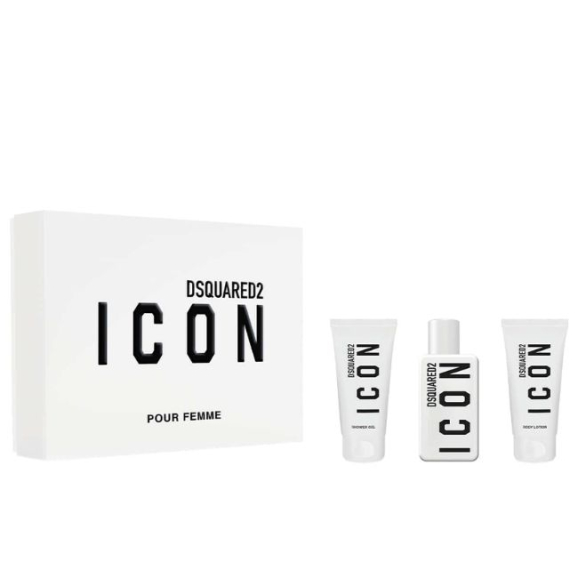 Dsquared2 Icon Pour Femme Coffret Eau de Parfum 50ml 3Pcs