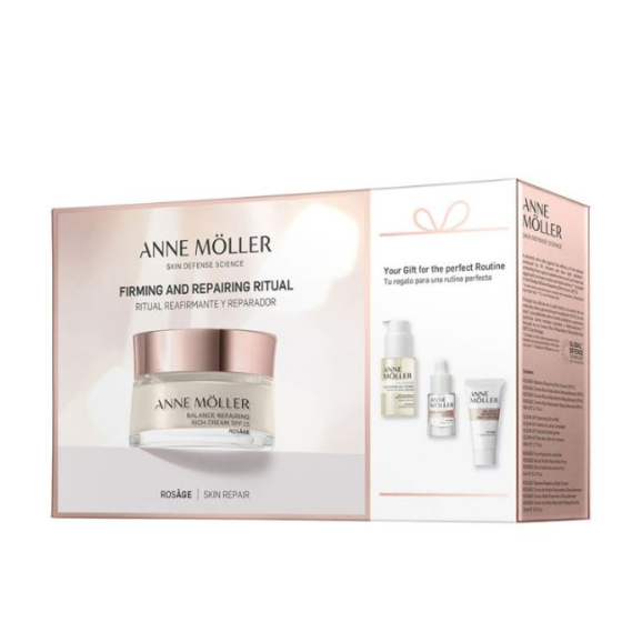 Anne Möller Coffret Creme Reparador Rosâge Rich Rebalance SPF15 50ml 4Pcs