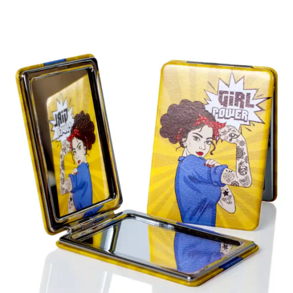 Girl Power Espelho Amarelo 1un