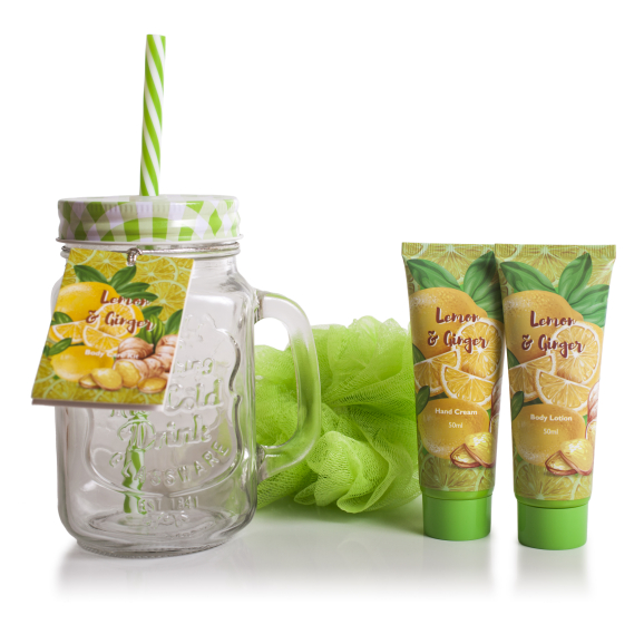 Girl Power Coffret Banho Limão e Gengibre 50ml 4Pcs