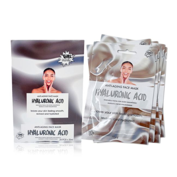 Girl Power Máscara Facial Antienvelhecimento com Ácido Hialurónico 20ml