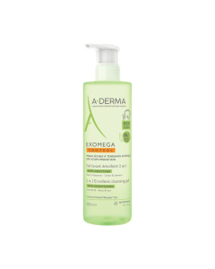 A-Derma Exomega Control Gel Limpeza ECO Pele Atópica 500ml
