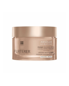 René Furterer Absolue Kératine Máscara Reparação Extrema Cabelos Espessos 200ml