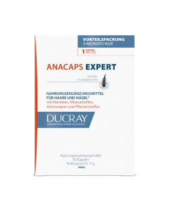 Ducray Anacaps Expert Queda de Cabelo Crónica 90 Cápsulas