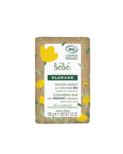 Klorane Bebé Sabonete Corpo e Cabelo com Calêndula Bio 100g