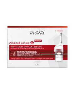 Vichy Dercos Aminexil Clinical 5 Mulher Ampolas 21x6ml