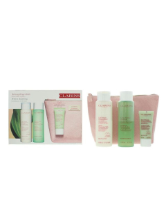 Clarins Coffret 2022 Lait Demaquillant Velours 200ml+Lotion T. Purifiante 200ml