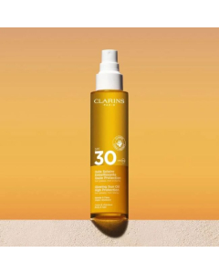 Clarins Sun Huile Solaire Embelissante SPF30 Body & Hair 150ml