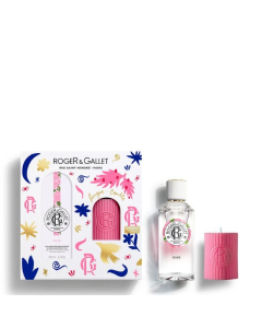 Roger & Gallet Coffret Rose Água Perfumada 100ml + Vela 2Pcs
