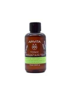 Apivita Tonic Mountain Tea Gel de Banho Tonificante 75ml