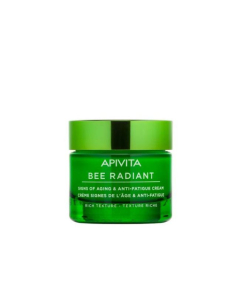 Apivita Bee Radiant Creme Sinais de Envelhecimento e Antifadiga Textura Rica 50ml