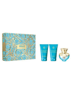 Versace Dylan Turquoise Pour Femme Coffret Eau de Toilette 50ml 3Pcs