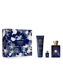 Versace Dylan Blue Pour Homme Coffret Eau de Toilette 100ml 3Pcs