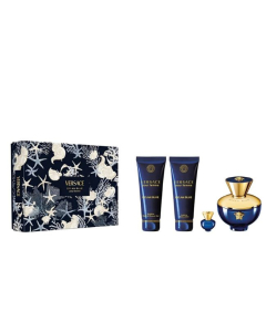 Versace Dylan Blue Pour Femme Coffret Eau de Parfum 100ml 4Pcs