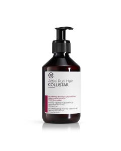 Collistar Attivi Puri Hair Phyto-Keratin Champô Reestruturação Intensiva Cabelos