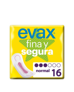 Evax Fina e Segura Normal 16un.