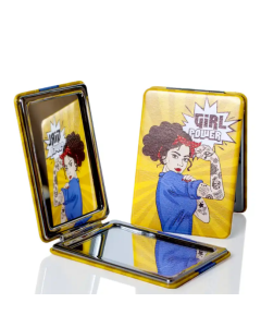 Girl Power Espelho Amarelo 1un