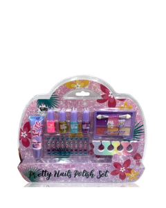 Girl Power Coffret Pretty Nails Palete Maquilhagem 4Pcs