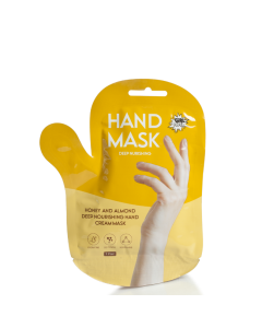 Girl Power Máscara em Creme Hidratante Mãos Mel e Amêndoa 1par