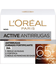 Loreal W. Active Anti-Rugas Creme Dia 65+ Multivitaminas 50ml