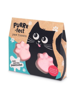 Purrrfect Coffret Paw Fizzers Bath Bomb