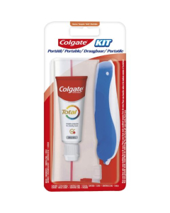 Colgate Kit Portátil Pasta de Dentes + Escova de Dentes Média 1un.