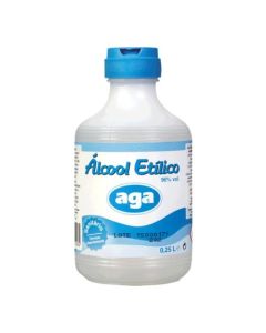 Aga Alcóol Etílico Sanitário 96% Volume 250ml