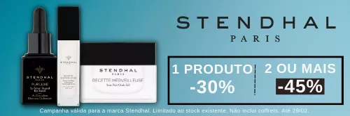 Campanha Mass Perfumarias: desconto de 45% na compra de 2 ou mais produtos da marca stendhal