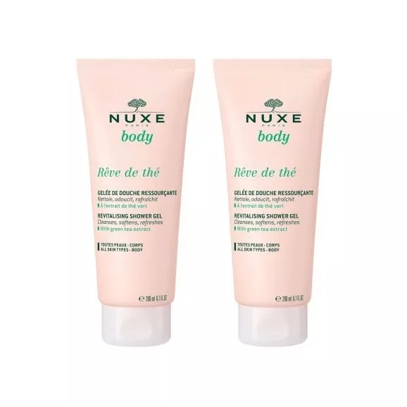 Nuxe Rêve de Thé Gel de Duche Revitalizante 2x200ml