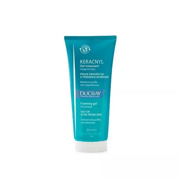 Ducray Keracnyl Gel Espuma Rosto e Corpo 200ml