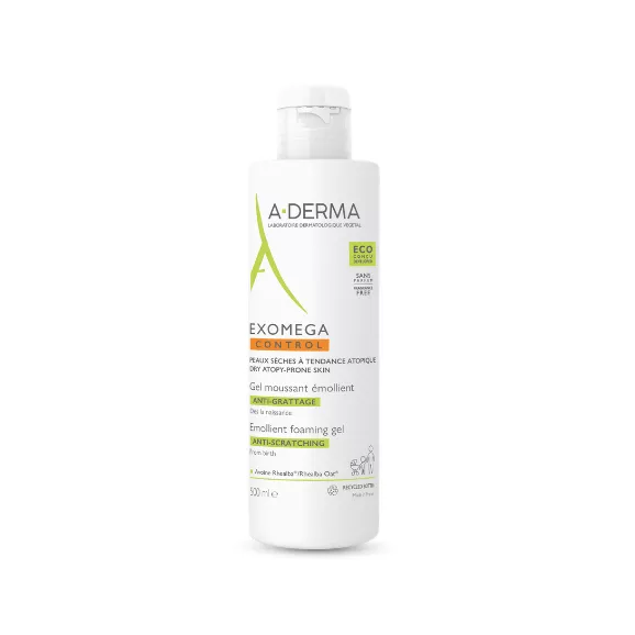 A-Derma Exomega Control Gel Espuma Emoliente 200ml