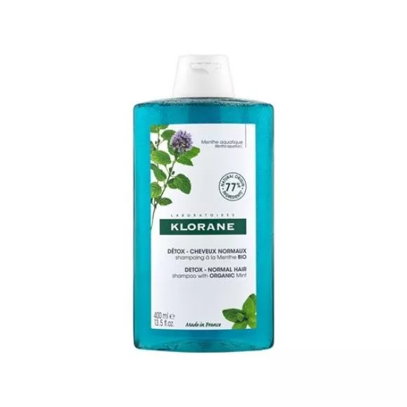 Klorane Capillary Mint Aquatic Bio Shampoo 400ml