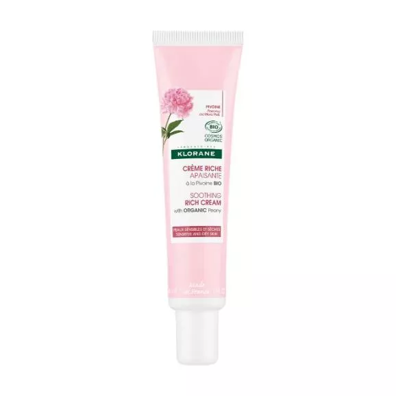 Klorane Creme Rico Pele Sensível a Seca Peónia Bio 40ml