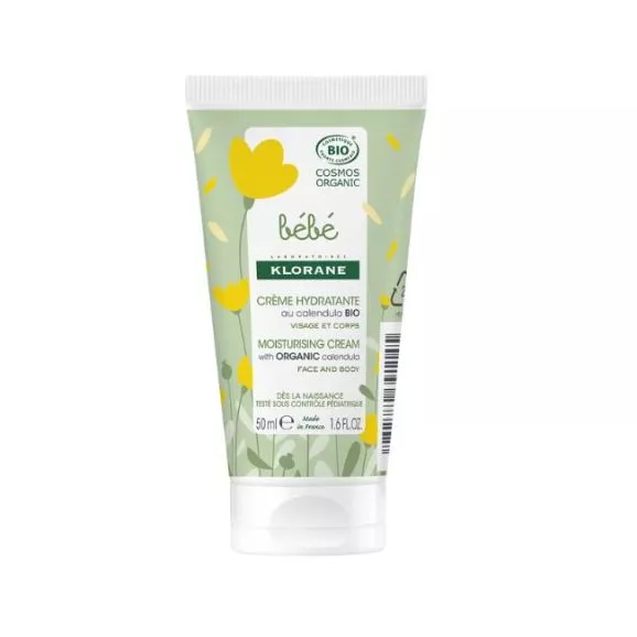 Klorane Bebé Creme Hidratante com Calêndula Bio 50ml