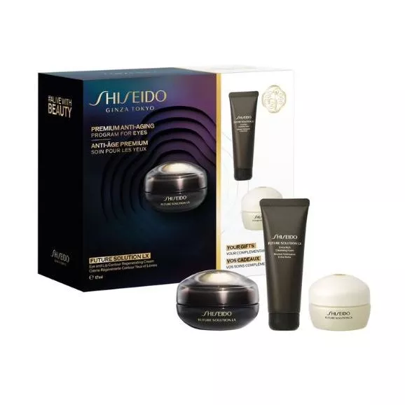 Shiseido Coffret Premium Anti-Aging Program For Eyes Future Solution LX 17ml 3Pcs