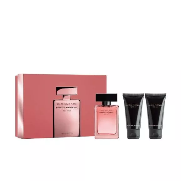 Narciso Rodriguez For Her Musc Noir Rose Coffret Eau de Parfum 50ml 3Pcs NV2023