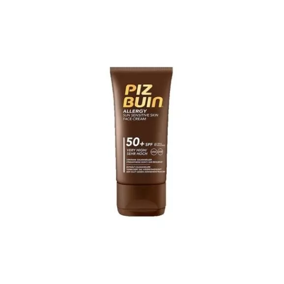 Piz Buin Allergy Creme Facial Pele Sensível ao Sol SPF50+ 50ml